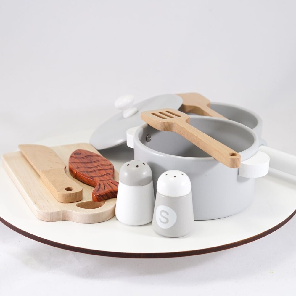 Accesorios para cocinita de madera - Imagen 5