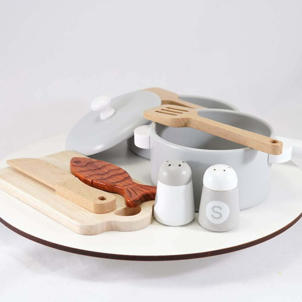 Accesorios para cocinita de madera - Imagen 4